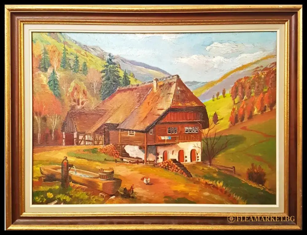 Brue de Dozinne- масло от Camille Dussenne (1120) - Картина