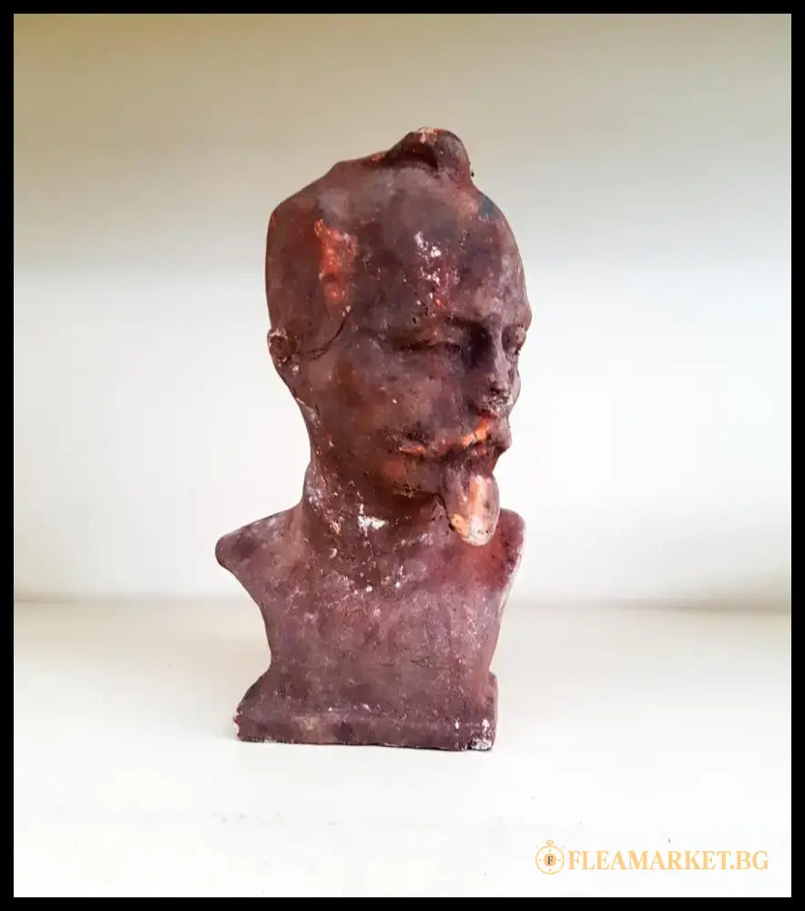 Бюст Феликс Едмудович Джержински - гипс - antique