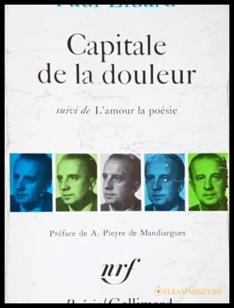 Capitale de la douleur - Paul Eluard - couverture