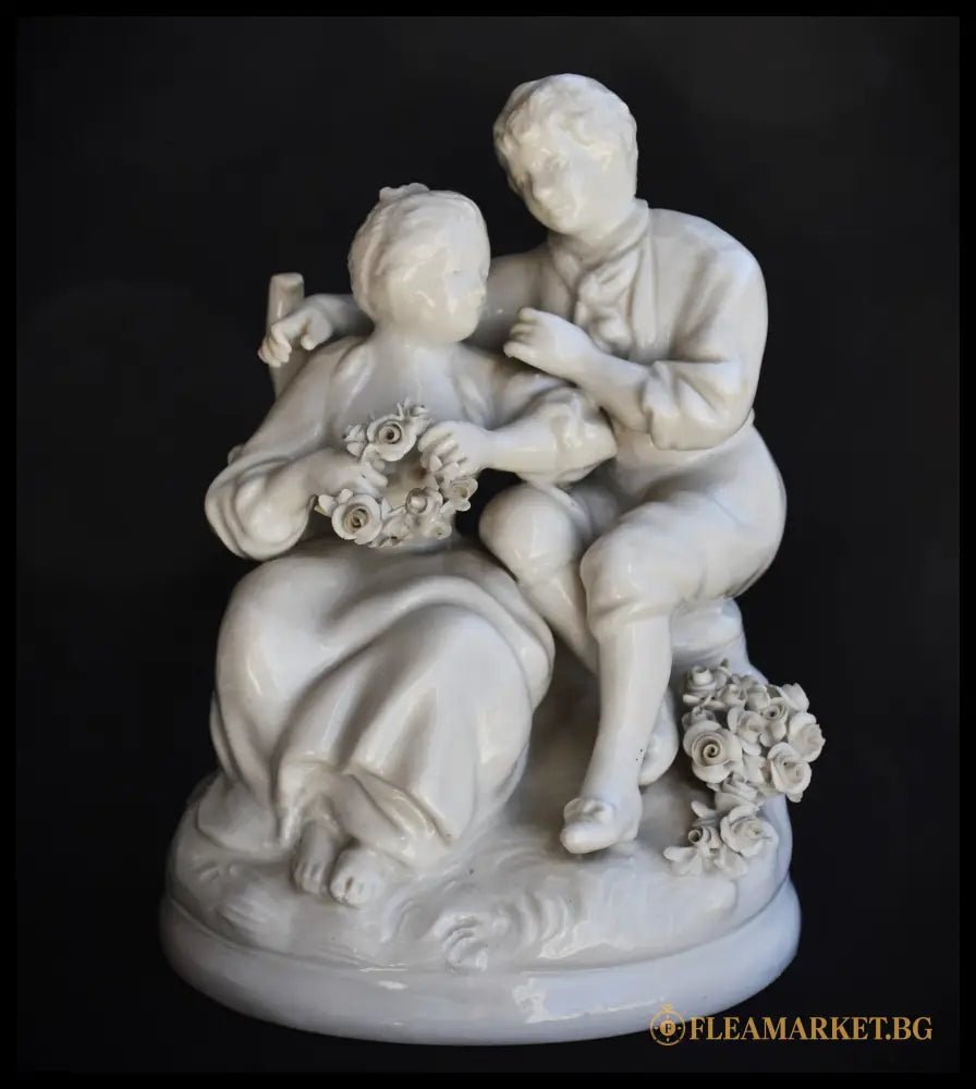 Capodimonte галантна сцена - изглед отпред