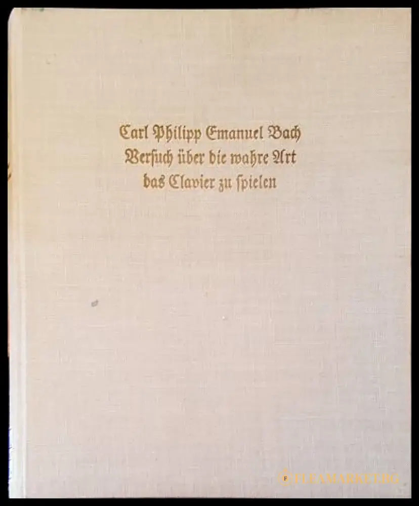 Carl Dhilipp cmanuel bach - Книги