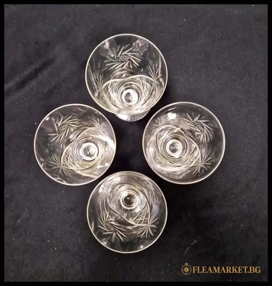 Чаши за безалкохолни или алкохолни напитки на брой - antique