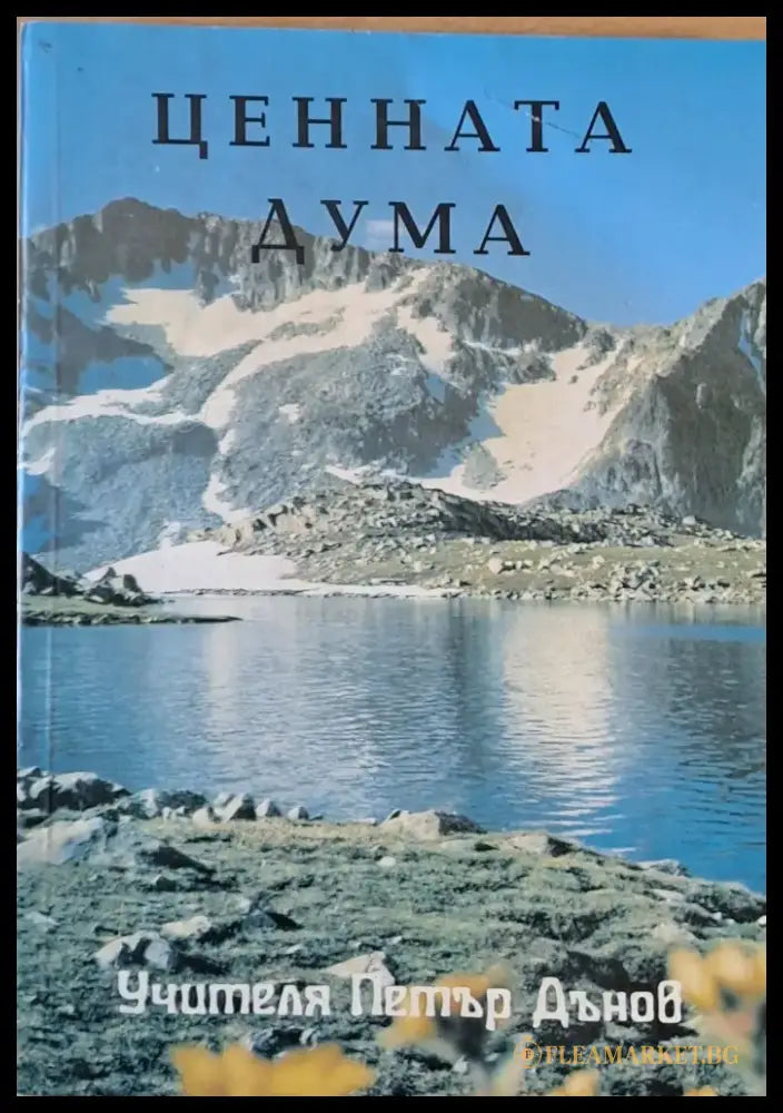 Ценната дума - Книги