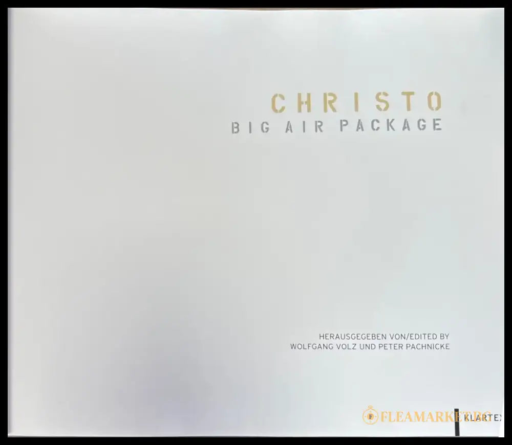 Christo. Big air package (531) - Книга