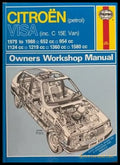 Citroën (petrol) Visa (inc. C 15E Van) 1979 to 1988 Owners Workshop Manual - Книги