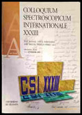 Colloquium spectroscopicum internatinnale XXXIII - Книги