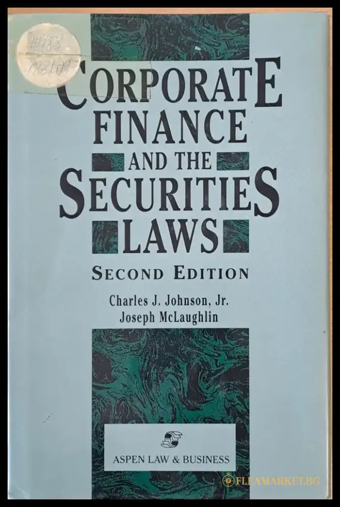 Corporate Finance and the Securities Laws - Книги
