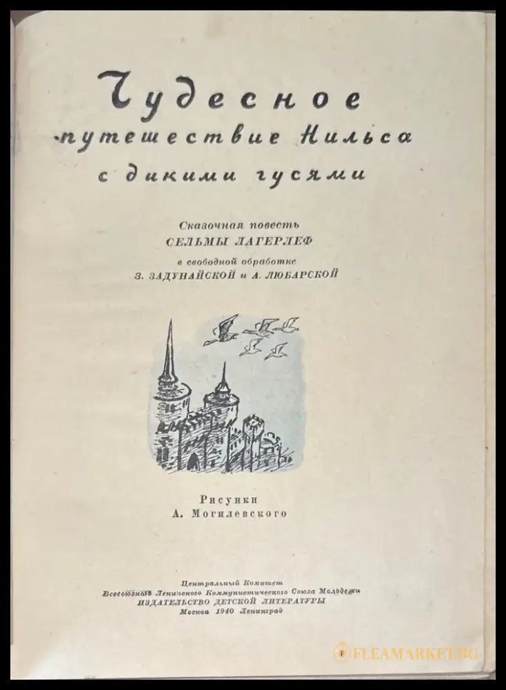 Чудесное путешествие Нильса с дикими гусями - Книги