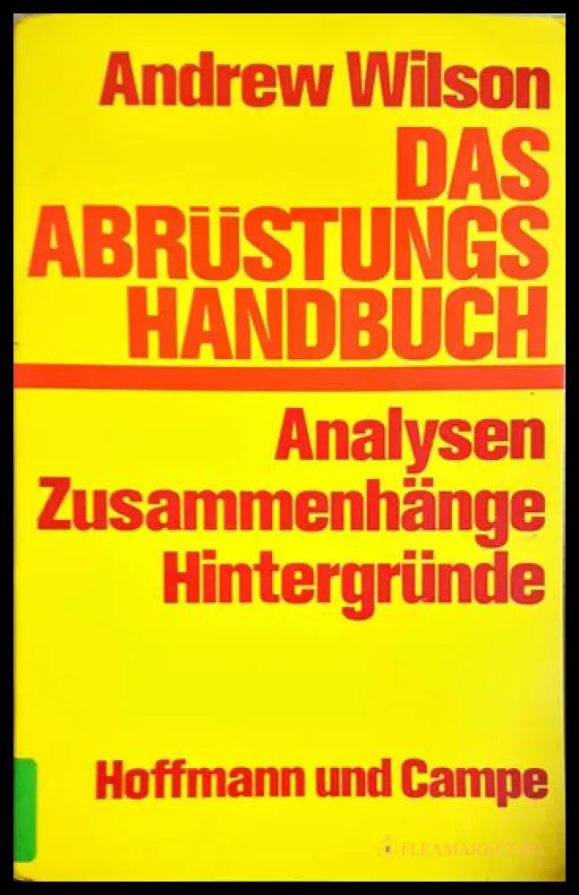 Das Abrüstungshandbuch (24200526135600) - Andrew Wilson - Книга