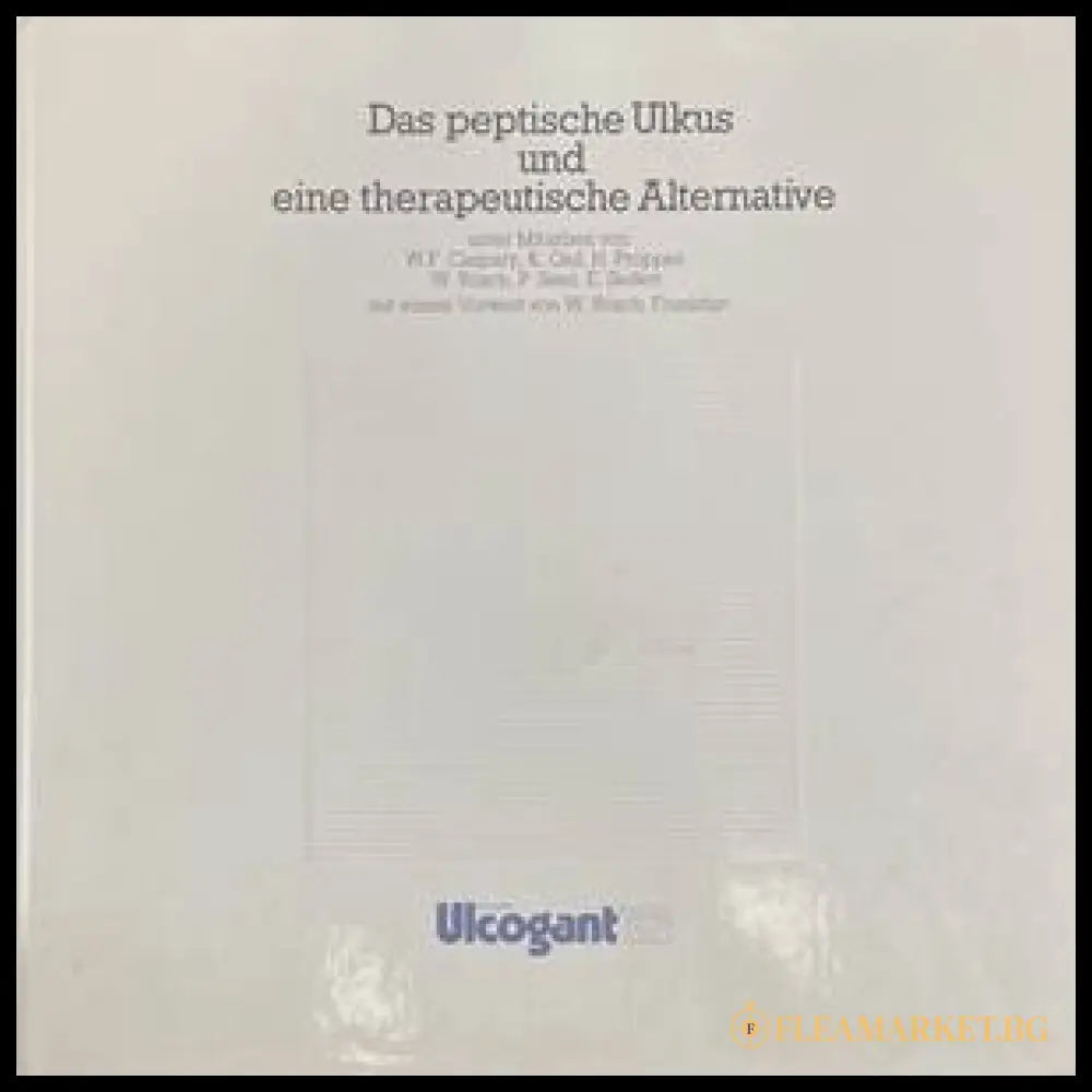 Das peptische Ulkus und eine therapeutische Alternative - корица