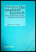 Das sprachliche Kunstwerk - Wolfgang Kayser