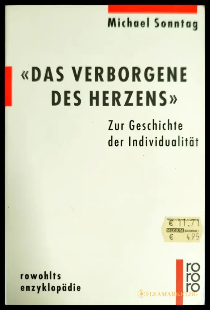 ’Das Verborgene des Herzens’: Zur Geschichte der Individualität - Книги