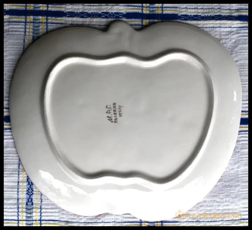 Декоративна керамична чиния (плато). Салерно/Италия - antique