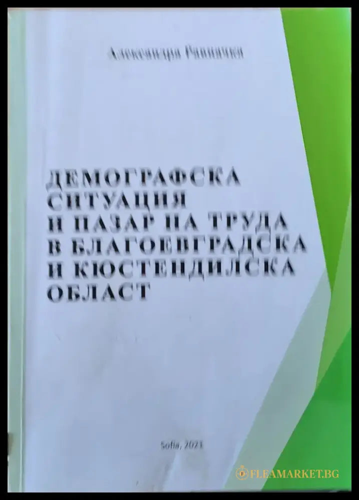Демографска ситуация и пазар на труда в Благоевградска и Кюстендилска област - Книги