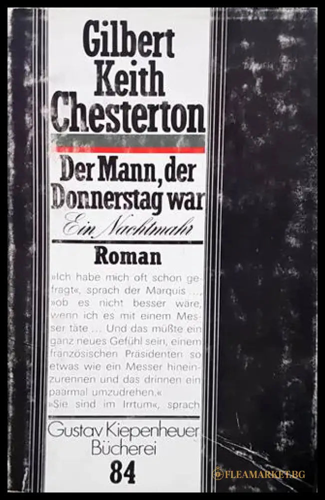Der Mann der Donnerstag war - Книги