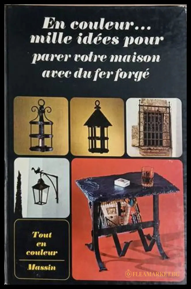 En couleur... mille idées pour parer votre maison avec du fer forgé - Jean-Bernard Leroy