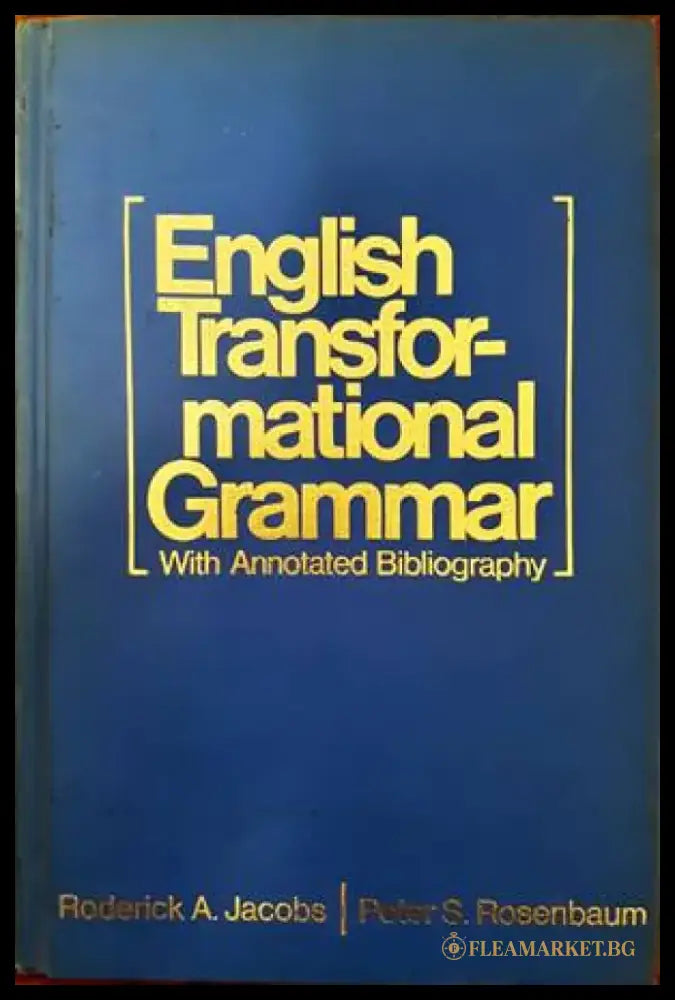English transformational grammar - Книги