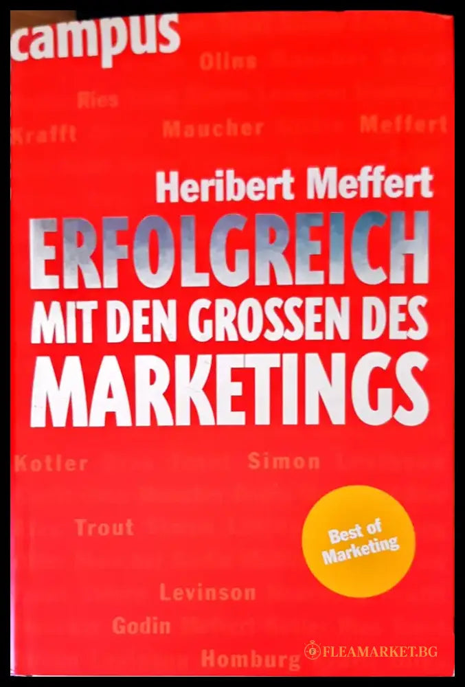 Erfolgreich mit den grossen des marketings - Книги