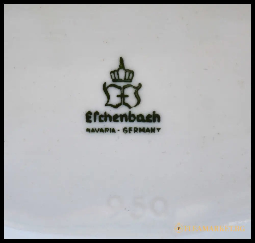 Eschenbach Bavaria - двоен порцеланов свещник 1950-те (092107261712) - Антикварен предмет