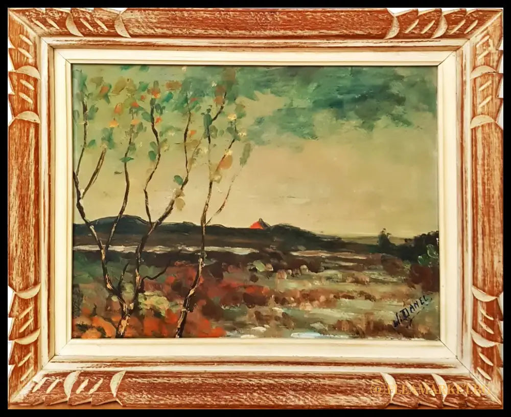 Есенен пейзаж, масло от U. Daniel (1181) - Картина