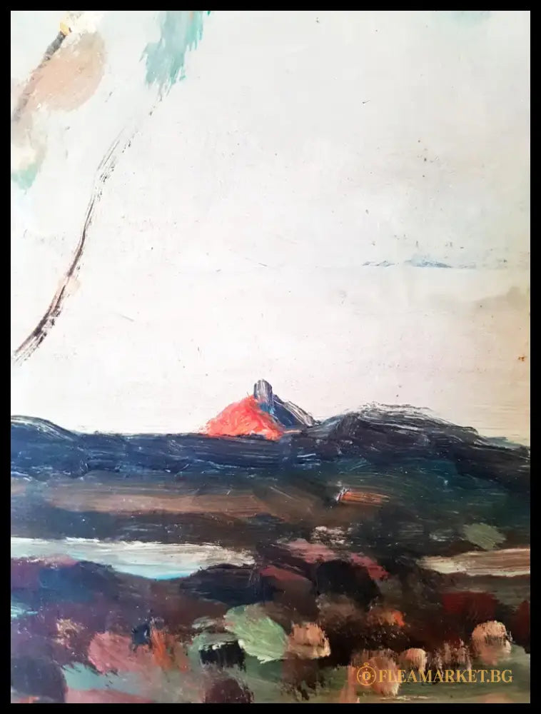 Есенен пейзаж, масло от U. Daniel (1181) - Картина