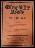 Europäische Revue Heft 10 Oktober 1941 - корица