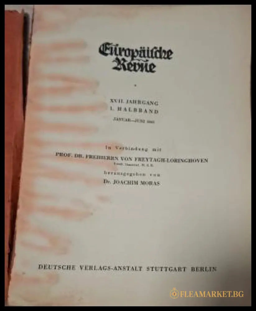 Europäische Revue Heft 6 Juni 1941 - вътрешна страница