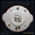 Фаянсово плато Chinoiserie - Кузнецов Русия край XIX - начало XX век (092108261824) - Порцеланов предмет