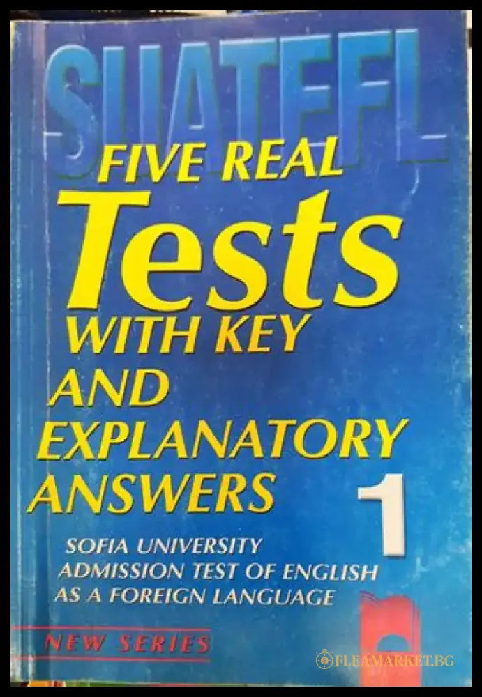 Five Real Tests with Key and Explanatory Answers. Book 1-5 (856) - Книга