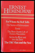 For Whom the Bell Tolls The Snows of Kilimanjaro Fiesta The Short Happy Life of F. Macomber Across the River The Old
