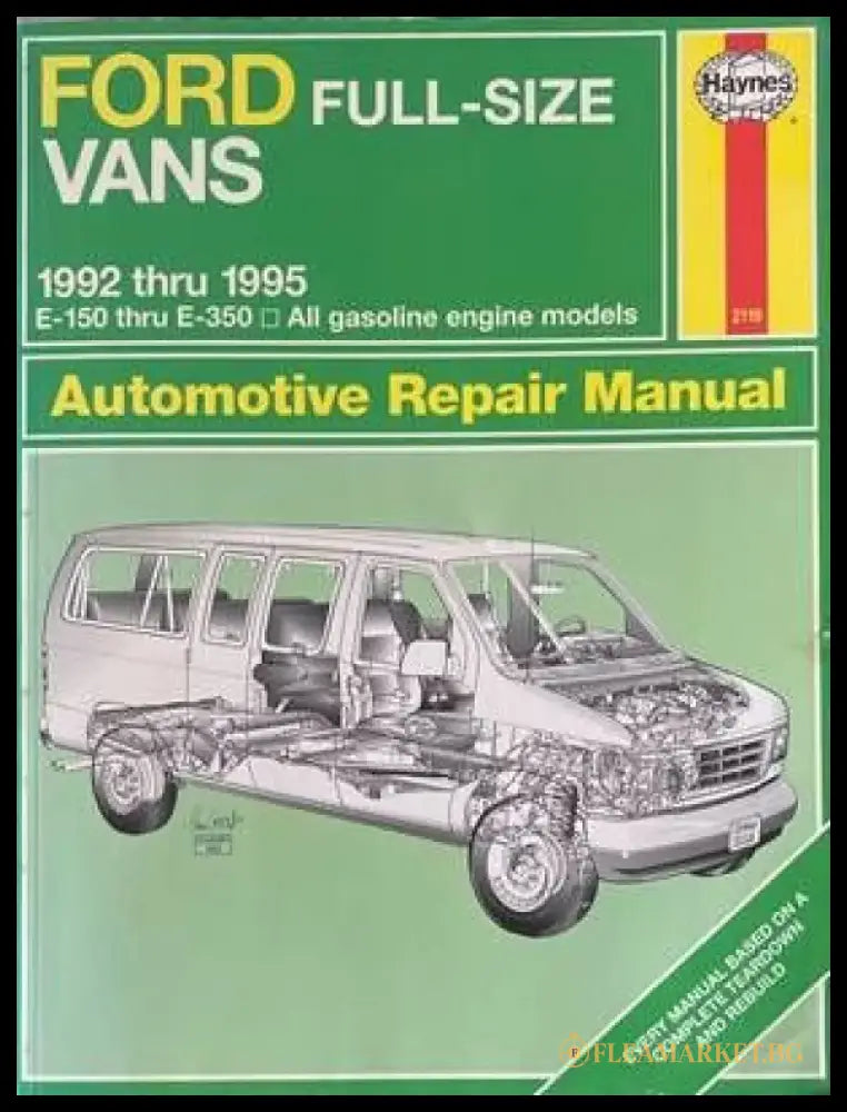 Ford Full-Size Vans 1992 thru 1995 Automotive Repair Manual - Книги