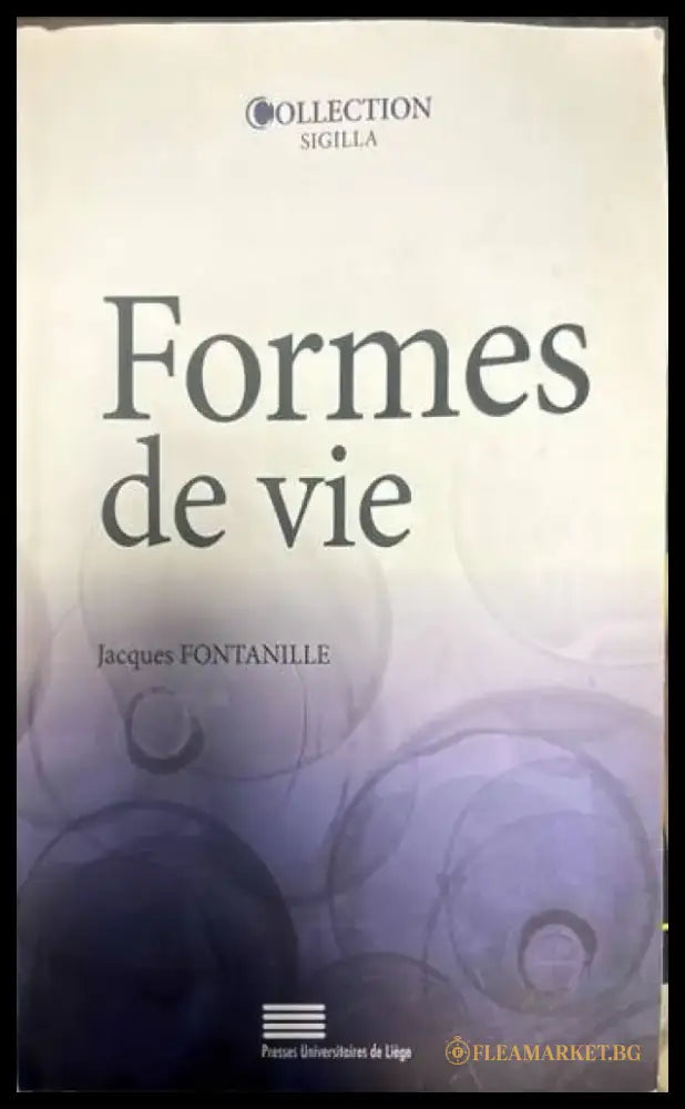Formes de vie - Книги