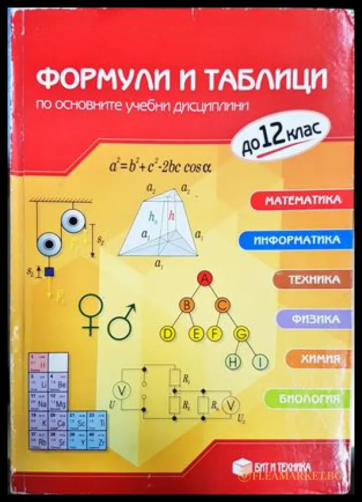 Формули и таблици по основните учебни дисциплини (332806261757) - Колектив - Книга
