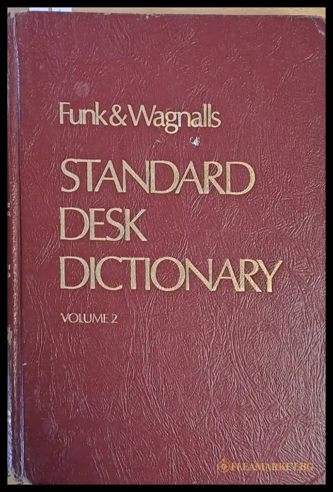 Funk and Wagnalls - Standard Desk Dictionary Volume 2 - Книги