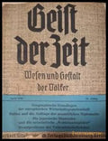 Geist der Zeit. Wesen und Gestalt der Völker. Heft 4 April 1943 (182506261635) - Колектив - Книга