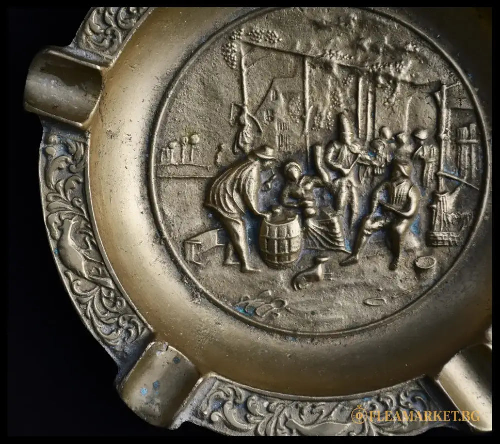 Голям бронзов пепелник от Нидерландия - antique