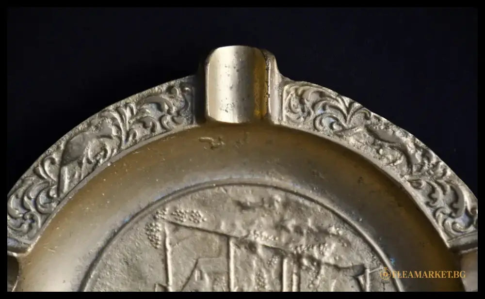 Голям бронзов пепелник от Нидерландия - antique