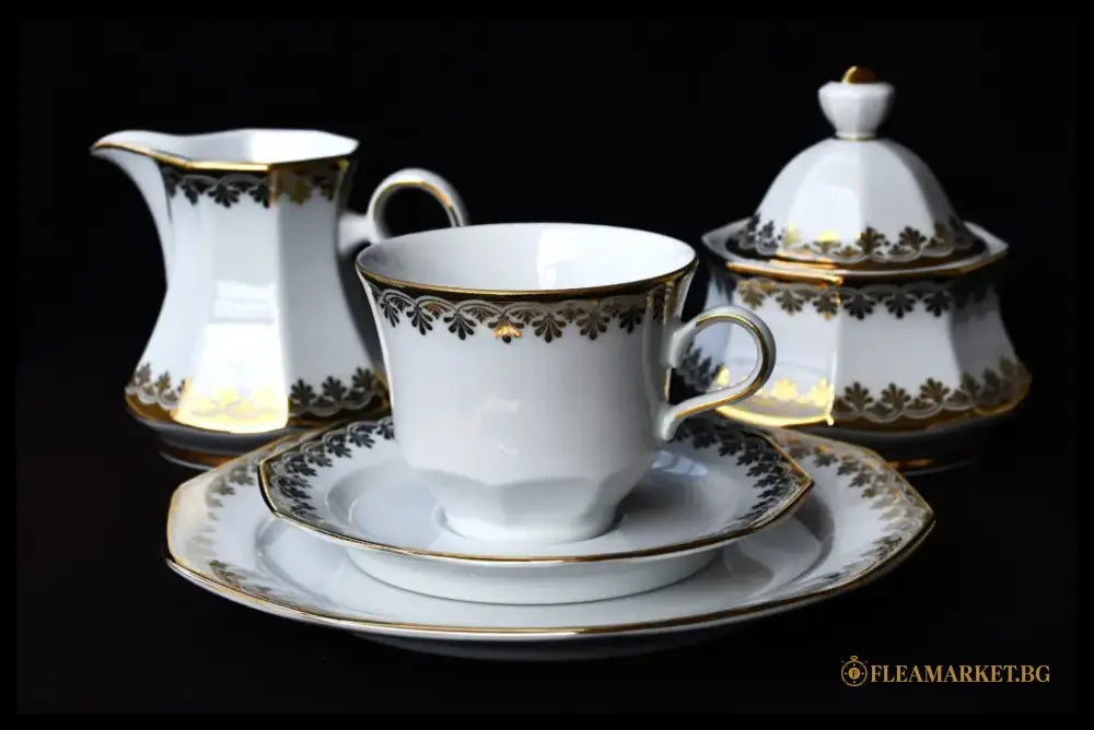 Голям сервиз за кафе от баварски порцелан - antique