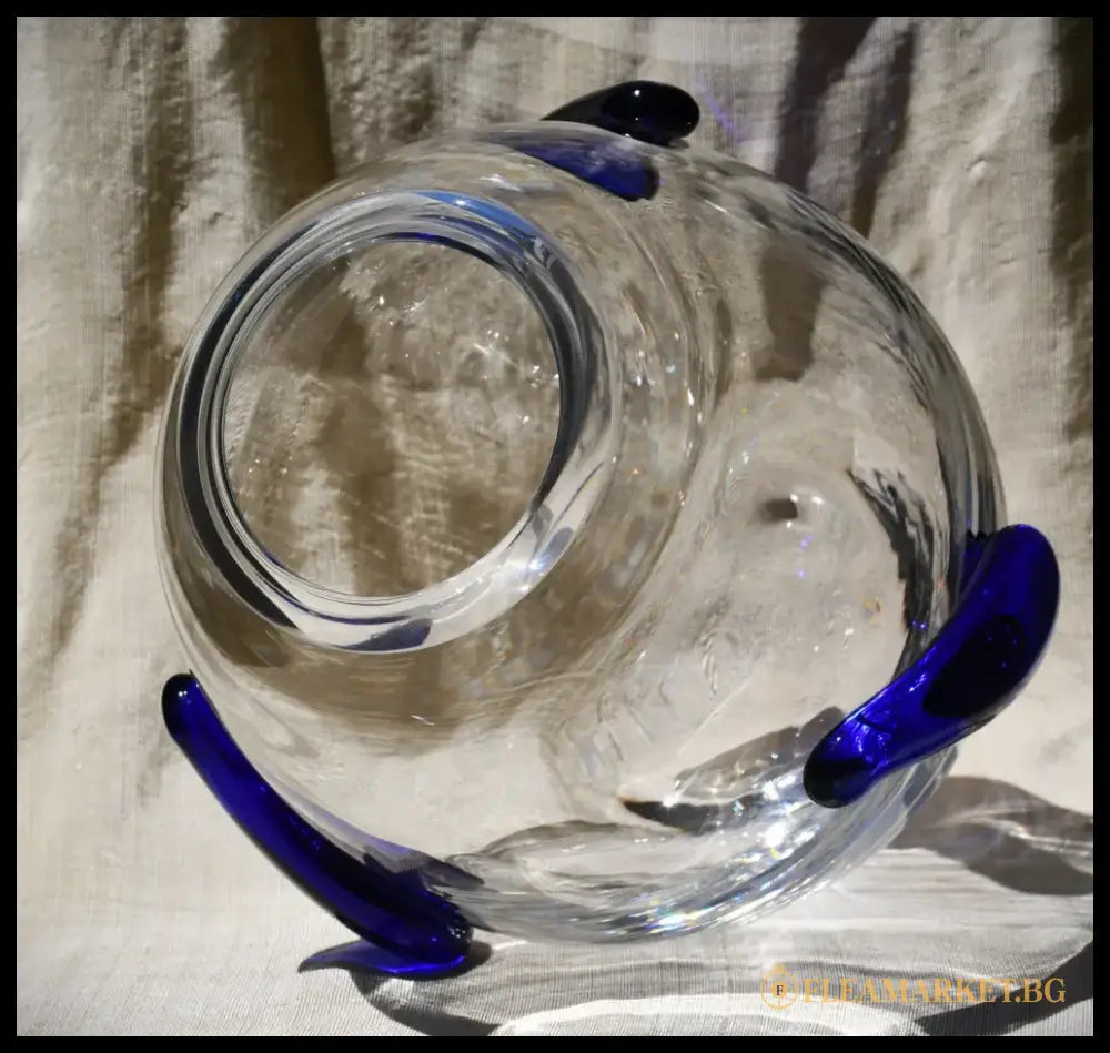 Голяма art-glass ваза - antique