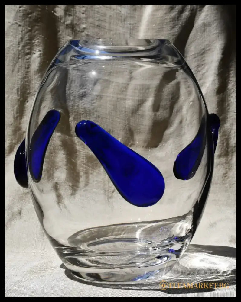Голяма art-glass ваза - antique