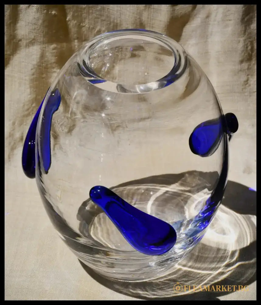 Голяма art-glass ваза - antique
