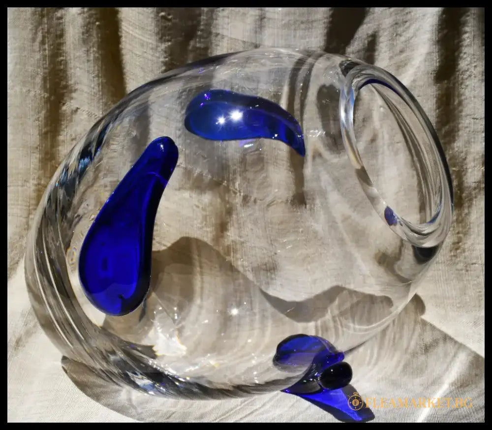 Голяма art-glass ваза - antique