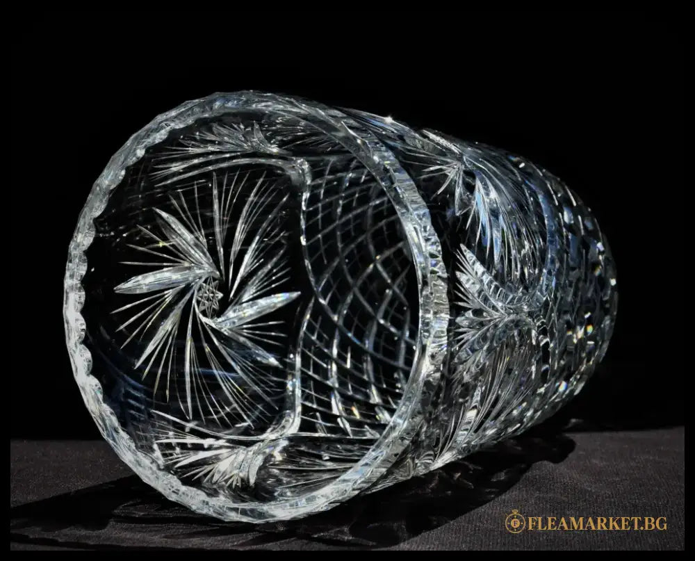 Голяма кристална ваза - antique