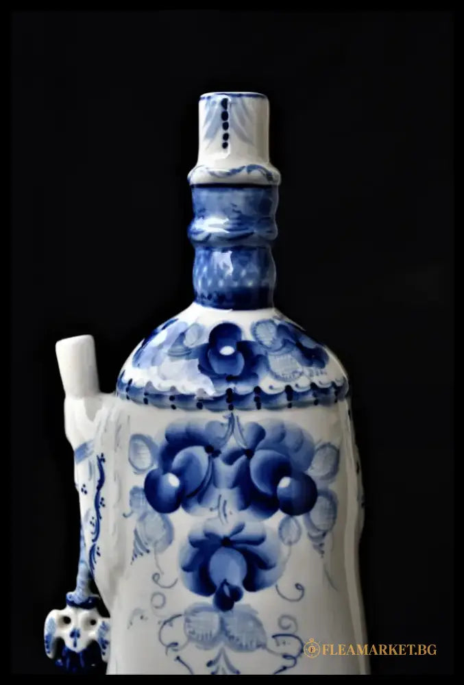 Голяма порцеланова фигура/бутилка на Гжель - antique