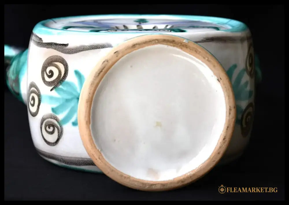 Голяма стомна-кумган. Гжель - СССР. - antique