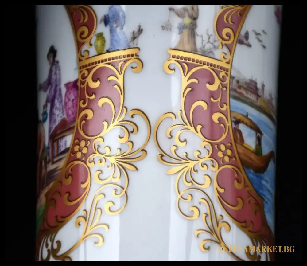 Голяма ваза ’AK Kaiser’ (Западна Германия). Модел ’Chinois’ - antique