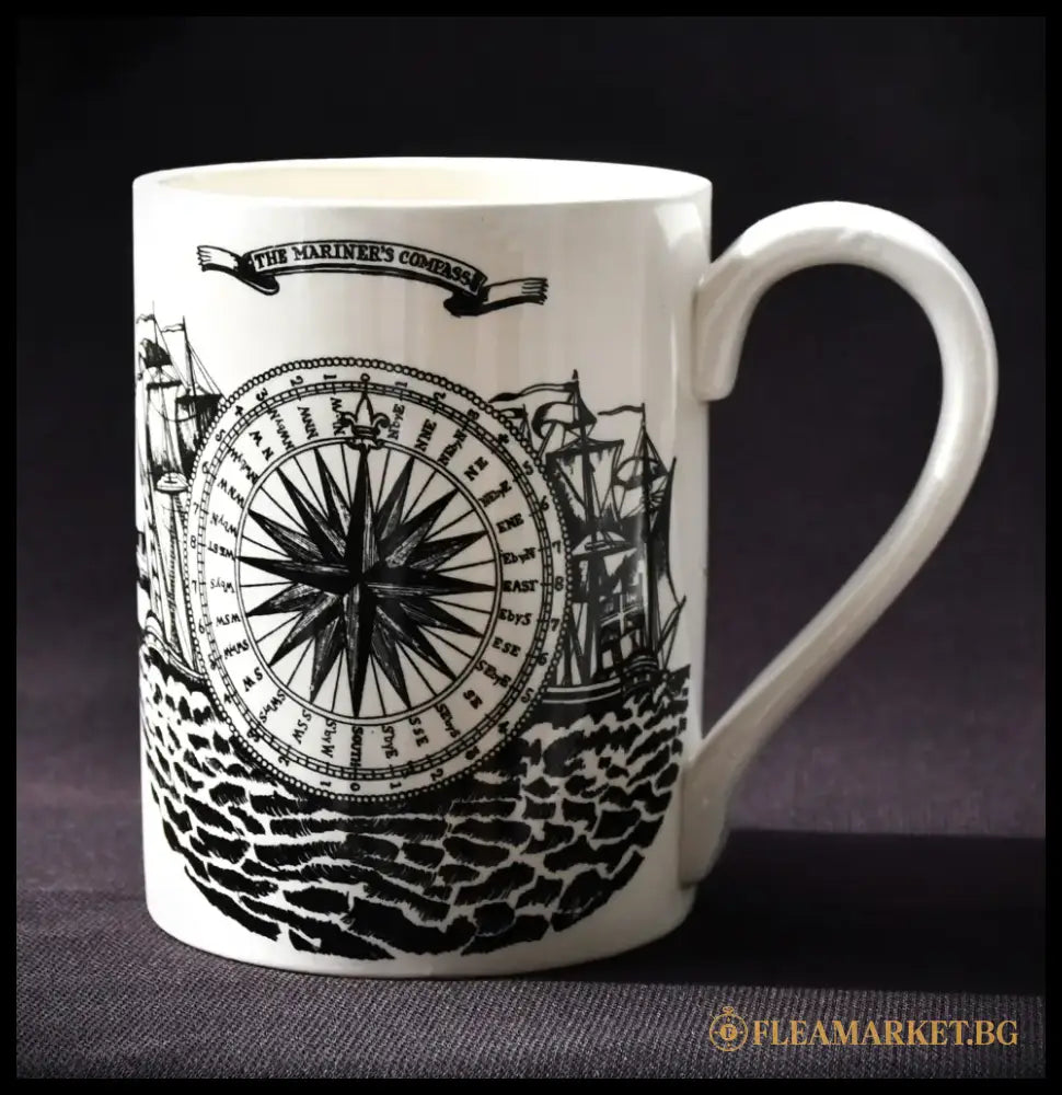 Голяма винтидж чаша ’Mariner’s Compass’ на Susan Williams-Ellis - antique