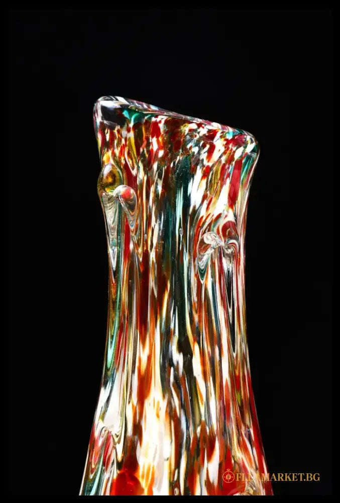 Голяма винтидж ваза art glass - antique
