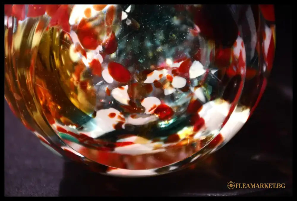Голяма винтидж ваза art glass - antique