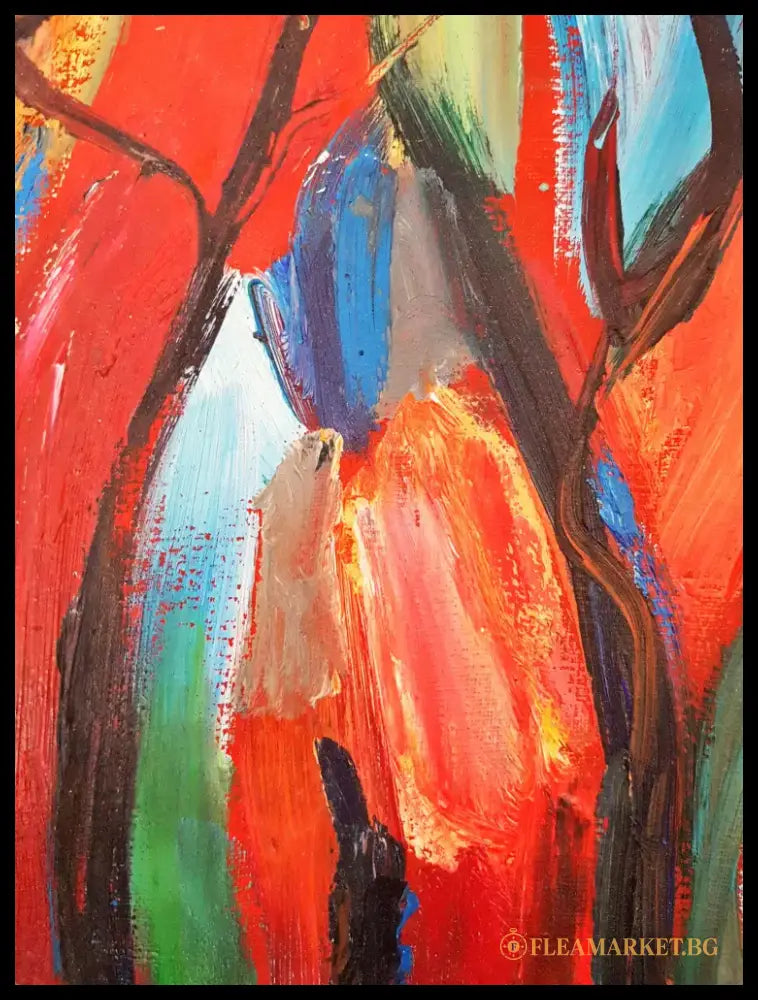 ’Гората’- масло от Маргарита Филева- 2004 година (1129) - Картина